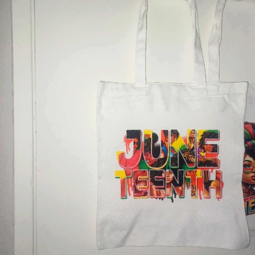 Colorful Juneteenth Tote Bag
